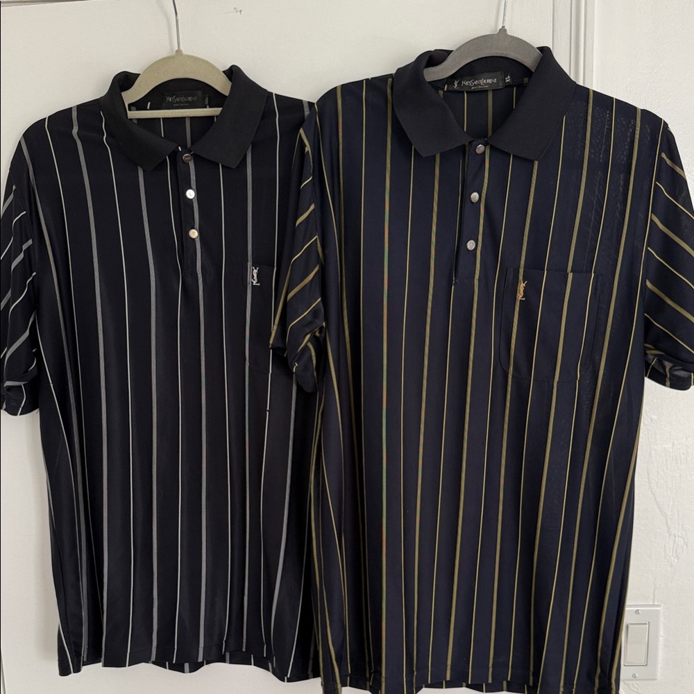 Yves Saint Laurent Silk Polos